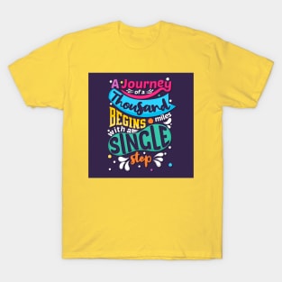 Thousand miles single step T-Shirt